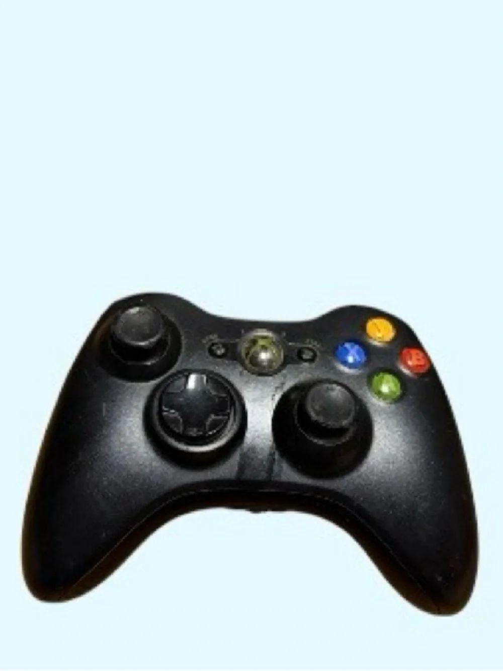 Official Microsoft Xbox 360 Wireless Controller - Black (OEM Model 1403) Works